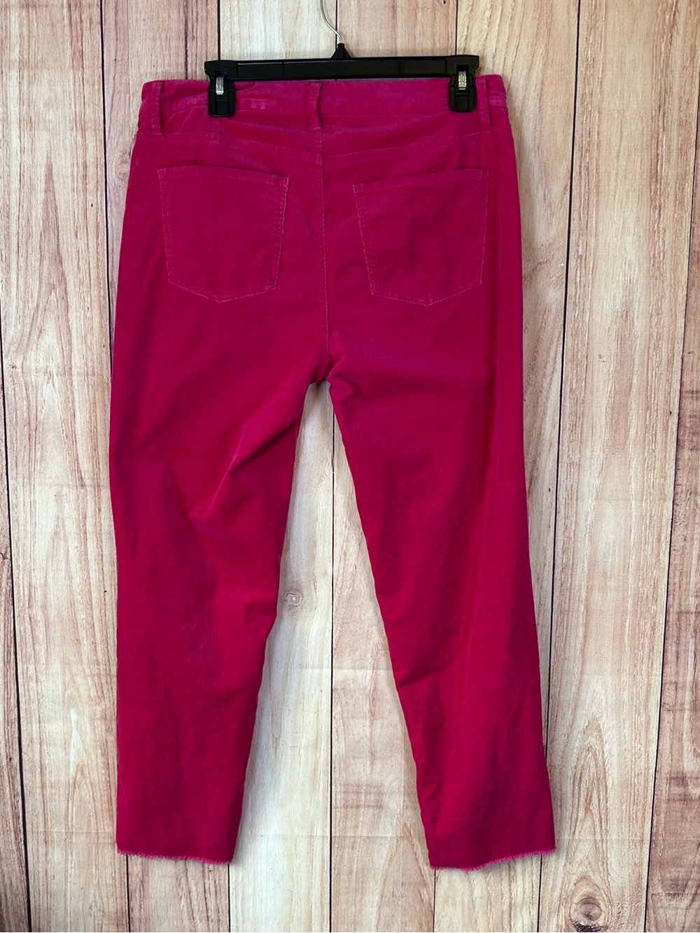 TALBOTS Women’s corduroy Jeans Sz 8 medium mid rise pink stretch $109 - Picture 8 of 16